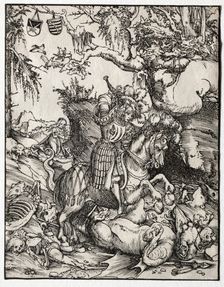 St. George Slaying the Dragon, 1500s. Creator: Lucas Cranach (German, 1472-1553)