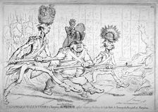 St George's Volunteers... 1797. Artist: James Gillray