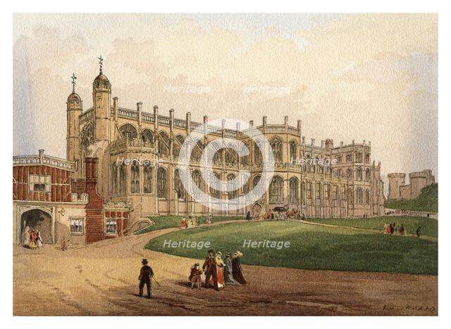 'St George's Chapel', 1880. Artist: Unknown