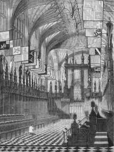 St. George's Chapel, Windsor 1845. Artist: John Jackson