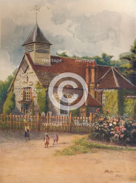 'St. George's Church, Esher', 1911, (1914). Artist: James S Ogilvy.