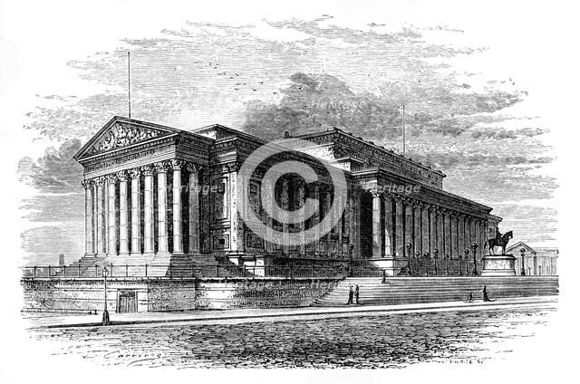 St George's Hall, Liverpool, c1888.Artist: J White