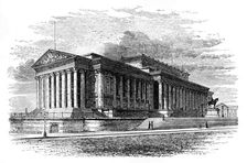 St George's Hall, Liverpool, c1888.Artist: J White