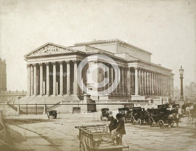 St George's Hall, St George's Plateau, Liverpool, 1854-1855. Artist: Thomas Sutton.