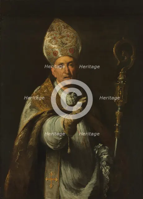 St. Gerardo Sagredo, Bishop of Csanád, 1633. Creator: Bernardo Strozzi.