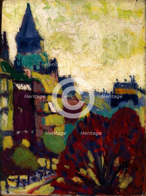 St. Germain des Pres, 1909-1912. Creator: Henry Lyman Saÿen.