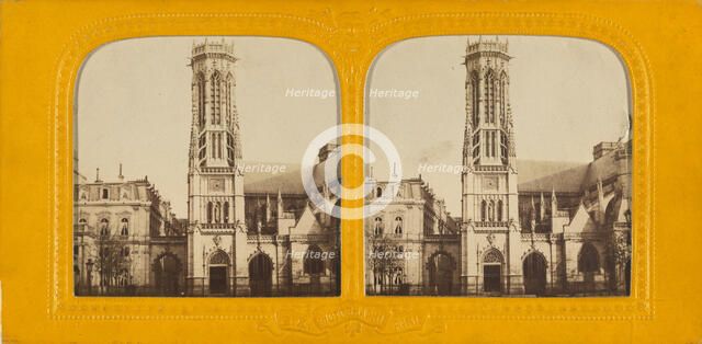 St. germain l'auseerrois, 1860s. Creator: Adolphe Block.