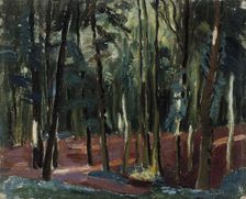 St. Germainen metsää, 1924. Creator: Yrjö Aleksander Ollila