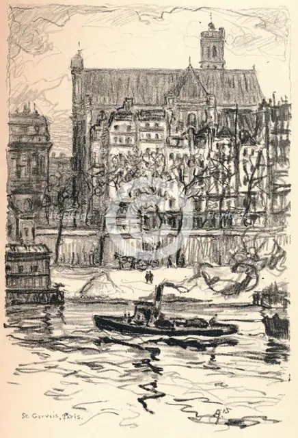 'St Gervais', 1915. Artist: Frank Milton Armington.