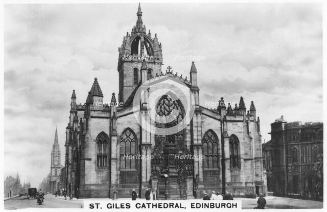 St Giles' Cathedral, Edinburgh, 1937. Artist: Unknown