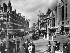 St Giles Circus, City of Westminster, London, (c1920?). Creator: Unknown