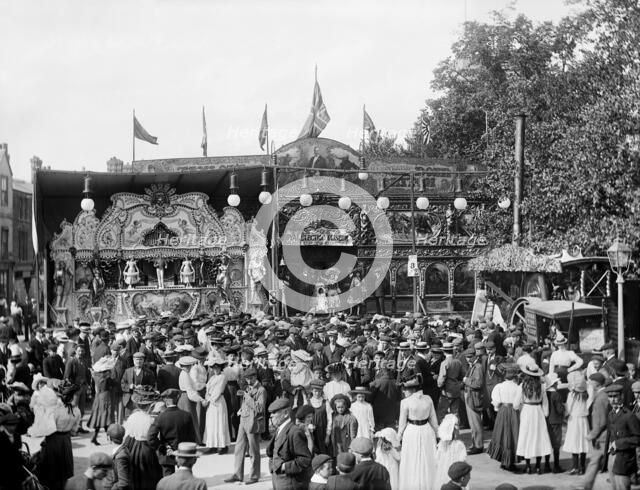 St Giles' Fair, Oxford, Oxfordshire, September 1905. Artist: Henry Taunt.