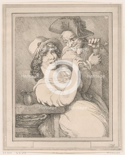 St Giles's Courtship, 1799., 1799. Creator: Thomas Rowlandson.