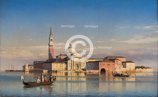 St. Giorgio Maggiore in Venice, n.d., c1860-1890. Creator: Carl Neumann.