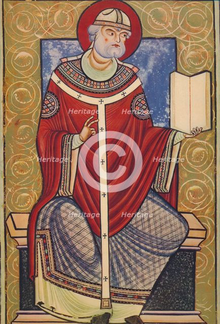 'St. Gregory The Great, 12th century, (1939).  Creator: Unknown.