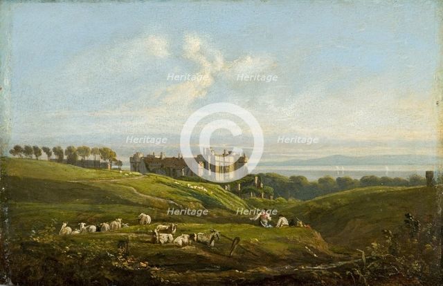 'St Donat's Castle', 1820. Creator: George Orleans De La Motte.