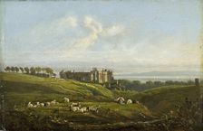 St Donat's Castle 1820. Artist: George Orleans De La Motte