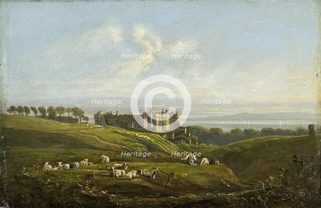 'St Donat's Castle', 1820. Artist: George Orleans De La Motte