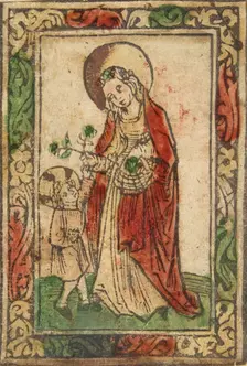 St. Dorothea, 15th century., 15th century. Creator: Anon