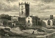 St. David's Cathedral and the College, from the North-East 1898. Creator: Unknown
