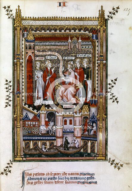 St Denis, 1317. Artist: Unknown