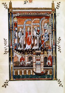 St Denis before Sissinius, 1317