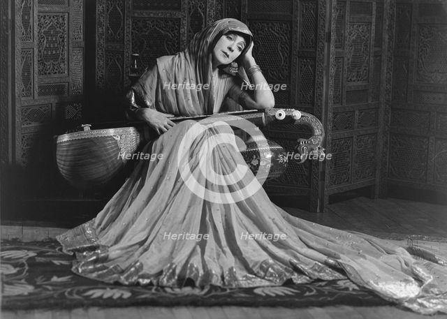 St. Denis, Ruth, portrait photograph, 1933 Feb. 26. Creator: Arnold Genthe.
