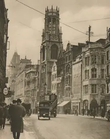St. Dunstan's Fleet Street, Izaak Walton's Parish Church c1935. Creator: Unknown