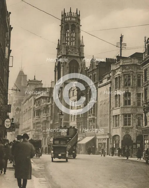 'St. Dunstan's Fleet Street, Izaak Walton's Parish Church', c1935. Creator: Unknown.