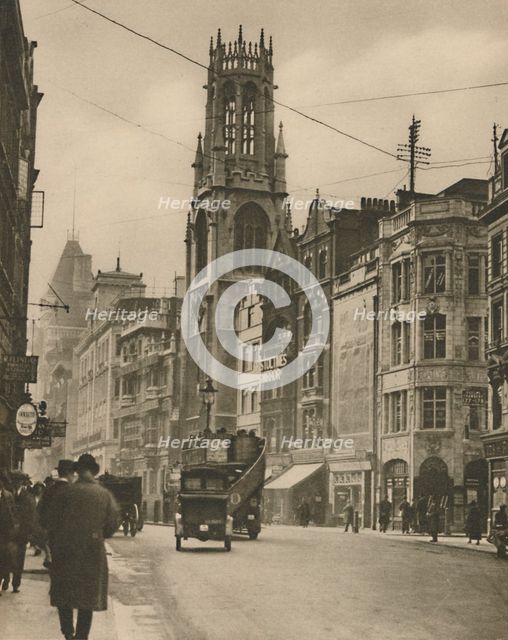'St. Dunstan's Fleet Street, Izaak Walton's Parish Church', c1935. Creator: Unknown.