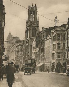 St. Dunstan's Fleet Street, Izaak Walton's Parish Church c1935. Creator: Unknown