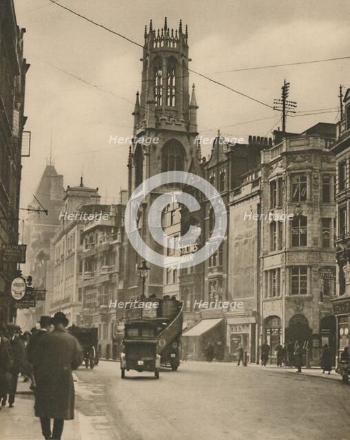'St. Dunstan's Fleet Street, Izaak Walton's Parish Church', c1935. Creator: Unknown.