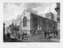 St Ebbe's Church, Oxford, 1835.Artist: John Le Keux