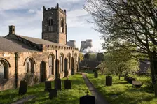 St Edward's Church, Brotherton, North Yorkshire, 2018. Creator: Steven Baker