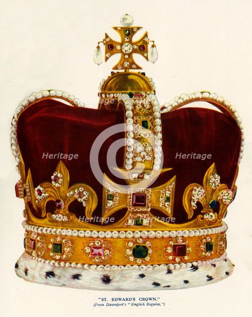 'St. Edward's Crown', 1911. Creator: Unknown.