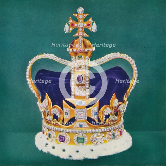 'St. Edward's Crown', 1937. Creator: Unknown.