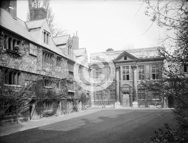 St Edmund Hall, Front Quad, Oxford, Oxfordshire, 1885. Artist: Henry Taunt