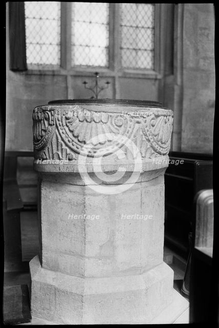 St Edmund's Church, Maids Moreton, Aylesbury Vale, Buckinghamshire, c1920. Creator: Marjory L Wight.