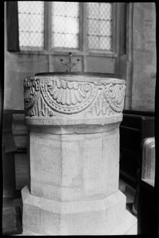 St Edmund's Church, Maids Moreton, Aylesbury Vale, Buckinghamshire, c1920. Creator: Marjory L Wight