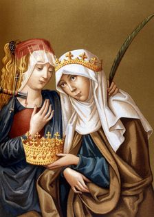 St Elizabeth of Hungary and St Lucy, 1878