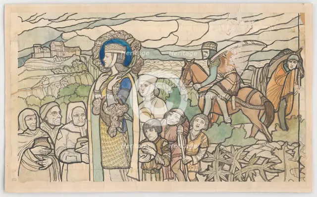 St. Elizabeth of Hungary - Thuringia, 1938-1941. Creator: Sandor Nagy.