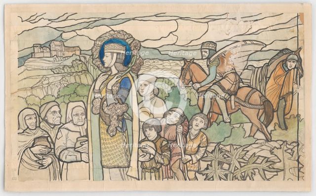 St. Elizabeth of Hungary - Thuringia, 1938-1941. Creator: Sandor Nagy.