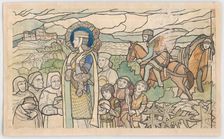 St. Elizabeth of Hungary - Thuringia, 1938-1941. Creator: Sandor Nagy