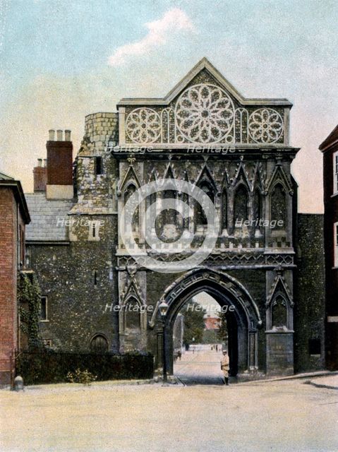 St Ethelbert Gate, Norwich, Norfolk, early 20th century. Artist: Unknown