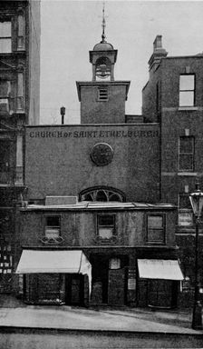 St Ethelburga's Church, Bishopsgate, City of London, c1905 (1906). Artist: Photochrom Co Ltd of London