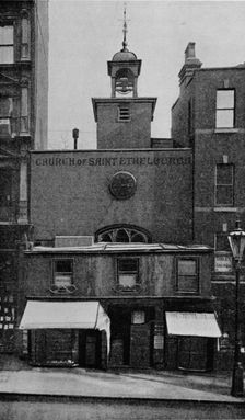 St Ethelburga's Church, Bishopsgate, City of London, c1905 (1906). Artist: Photochrom Co Ltd of London
