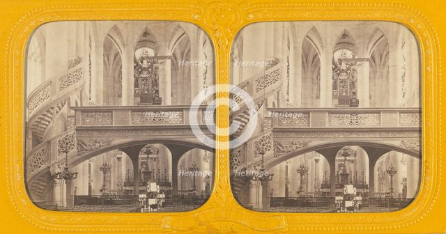 St. Etienne du Mont, Paris, about 1860. Creator: Unknown.
