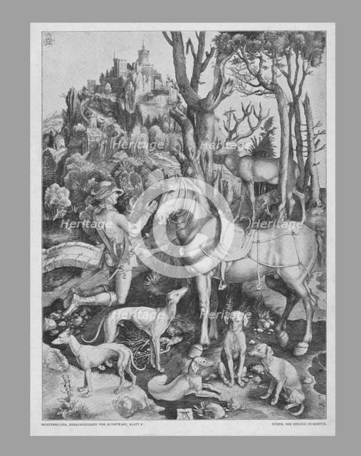 St Eustace, c1501, (19th century).  Artist: Unknown.