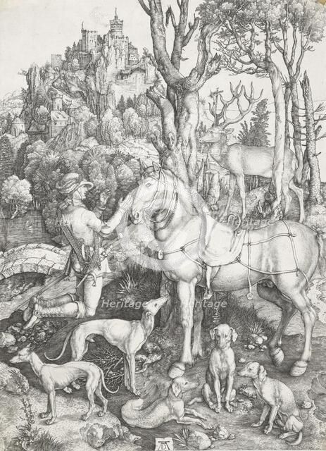 St. Eustace, c.1501. Creator: Albrecht Durer.