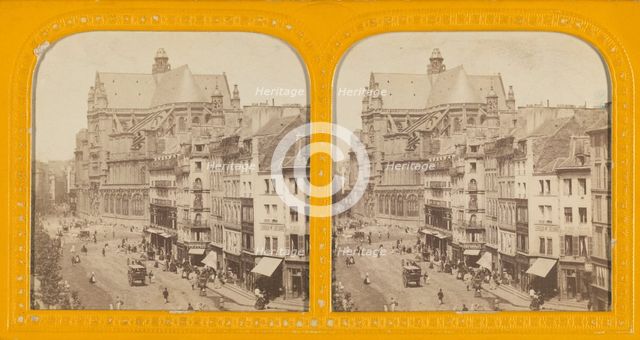 St. Eustache, Paris, about 1860. Creator: Unknown.